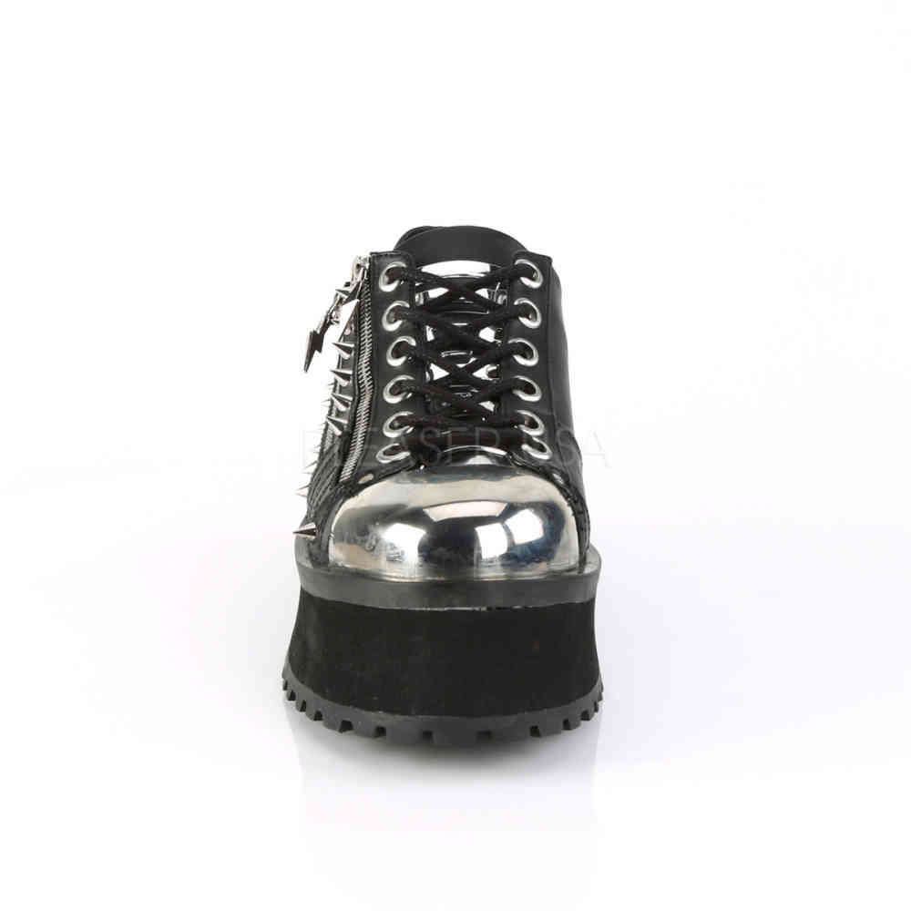 DemoniaCult - GRAVEDIGGER-04 Plateausneaker - Schwarz